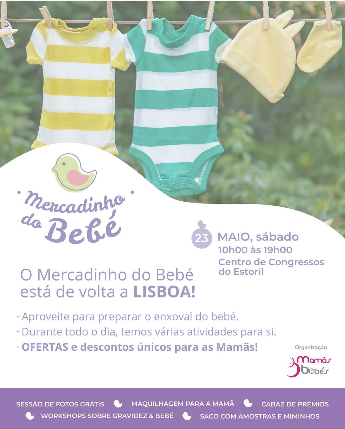 https://mercadinhodobebe.mamasebebes.pt/23-05-2026?utm_source=FB-IG-MMBB&utm_medium=Linktree&utm_campaign=Mercadinho-do-Bebe-Lisboa-23052026&utm_content=link_in_bio&fbclid=PAZnRzaAR3K9pleHRuA2FlbQIxMQBzcnRjBmFwcF9pZA8xMjQwMjQ1NzQyODc0MTQAAadfhLRKfgZh1J65a-oYAyTxqvjUArmEoUJJFkMa-jYNme2xoN5qOw6jn6VlhQ_aem_g0qabeoR3mxrc9UaNb1-MA